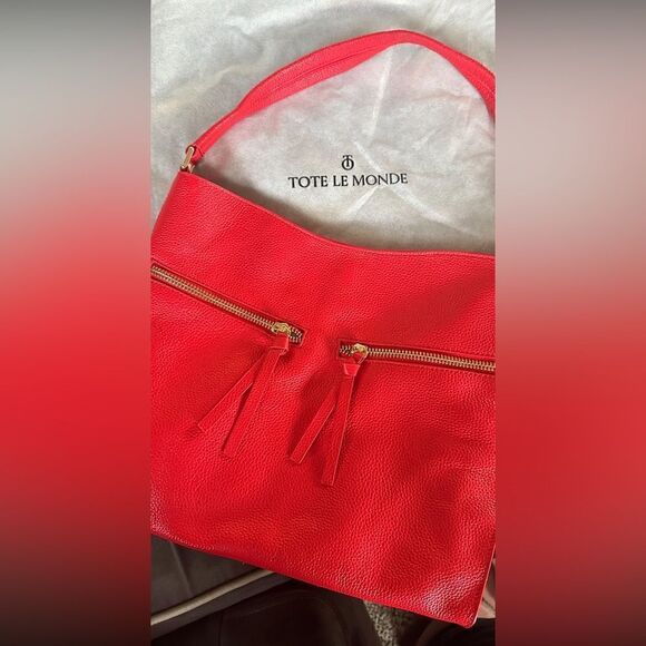 TOTE LE MONDE - The GENEVA TOTE. Spacious pocketbook can be used as a clutch. - Picture 6 of 13